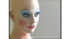 Young blonde chick transformed into mannequin Thumb