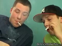 Cigar smoking twink pounding his friend hard from behind Thumb