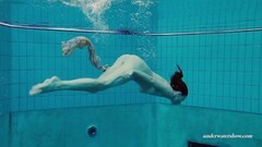 Sexy Russian petite skinny beauty Lera underwater Thumb