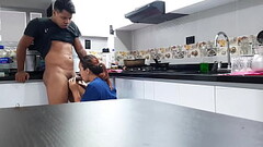 I convince the employee to fuck in the kitchen. Part 1 Thumb