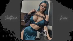 AI: Vibrant blue hair and dark glasses DOMINATRIX - Part 10 - Waifu Models #003 Thumb