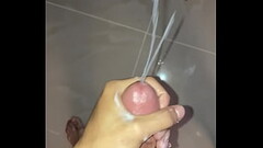 Stroking my big dick Thumb