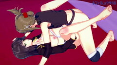 Setsuko Ohara and Chitose Kisaragi intense lesbian play and futanari sex. - Super Robot Wars Z &amp_ Thumb