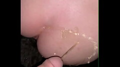 Oops , peeing on Miami Beach . He Piss on my ass hole &amp_ Pussy i squirt Thumb