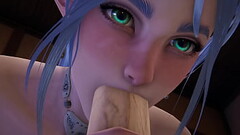 Booked a hotel room with Elf l 3D hentai uncensored SFM Thumb