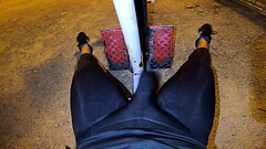 I finish training too hot in my tight spandex, almost edging Thumb