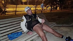 I JERK OFF AND CUM IN A PARK IN MADRID!!!! Thumb