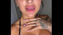 SUSY GALA wearing MICRO BIKINI masturbating with DILDO her CREAMY PUSSY Thumb