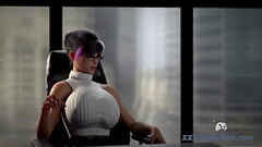 Sucking the Bosses Huge Cock at interview to get the JOB Thumb