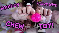 Femboy Plays With Chew Toy! (Teaser) Thumb