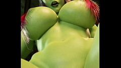 Gamora pleasuring herself Thumb