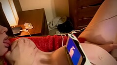 Pregnant woman masturbates to video of husband cheating Hannah Murphy Thumb