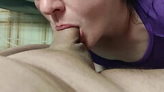 Hungry Mature MILF Blowjob with Plenty Cum in Mouth Thumb