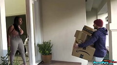 Big Booty Ebony Babe Gogo Fukme Sucks The Porch Pirates White Cock Thumb