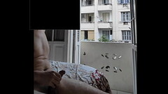 (real public) Flashing masturbating full naked in front neighborhood full - open window Thumb