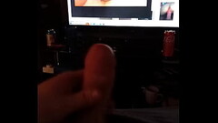 Young man milking balls Thumb