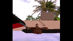 spy drone caught stunningly handsome hunk duane brown relaxing on vacation Thumb