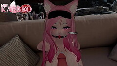 I get GAGGED and BLINDFOLDED while you CUM all over MY CATGIRL body!!!! Thumb