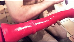 Super Long Monster Giant Dildo Deep Anal Thumb