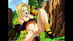 Android 18 fucked by Cell [Zone-tan Flash Hentai] Uncensored Thumb