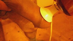 Soaking nylon pantyhose with precum intense masturbation Thumb