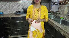 Desi bhabhi was washing dishes in kitchen then her brother in law came and said bhabhi aapka chut ch Thumb