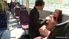 Euro babe fucked in public bus Thumb