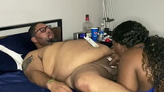 Plus Size Black Couple, Fucking and Sucking Each Other Thumb