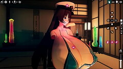 Kadobu [ weird hentai game Pornplay ] Ep.1 a half train half human with gigantic tits is training di Thumb