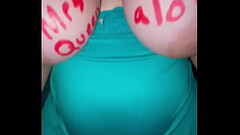 MrsQueenCumsAlot - 2nd Attempt Verification Video, Huge Natural Tits &amp_ Fucking Thumb