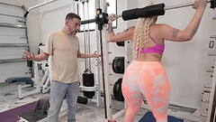 Lucky trainer gets to fuck his milf client with a HUGE ass Thumb