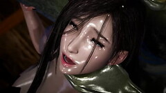 Tifa gets her tight pussy stretched by a massive Orc Cock! Thumb