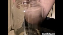 Deviant amateur Bam pees while masturbating and cumming solo Thumb