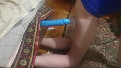 Crossdresser jump on sex toy dildo hot sex Thumb