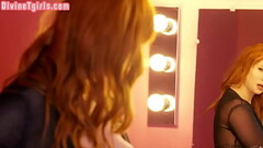 Redhead shemale fucks female in pussy in doggystyle Thumb