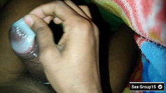 Indian masturbation with a condom Thumb