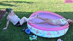 TSM - Dylan and Rhea pose in a pool Thumb