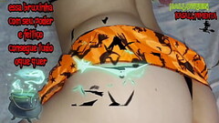 Halloween 2022  bruxa deseja fazer sexo com ator porno, com sua magia faz ele surgir amarrado em seu Thumb