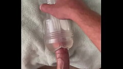 Vocal male fucking his fleshlight Thumb