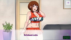 Namorando Ochako de MHA n&atilde_o beija mas topa dar o Cuzinho - Waifuhub Thumb