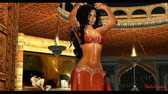 FANTASY GIRL RED BELLY DANCER Thumb