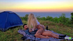 Sexo Arriscado Casal Amador real fodendo em acampamento - Sexdoll 520 Thumb