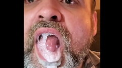 Me Gargling a Mouthful of Cum Thumb