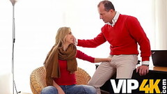 VIP4K. Helping small-boobied Russian neighbor means penetrating her Thumb