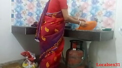 Desi Bengali desi Village Indian Bhabi Kitchen Sex In Red Saree ( Official Video By Localsex31) Thumb