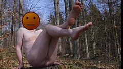 Masturbating naked in the forest Thumb