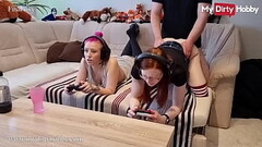 Redhead Cuttie (FinaFoxy) Loves When Her Stepbrother Gets To Fuck Her In Front Of Her Friend - My Di Thumb