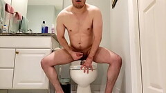 twink riding dildo on the toilet Thumb