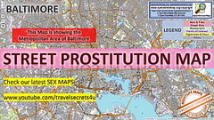 Baltimore, USA, Sex Map, Street Map, Public, Outdoor, Real, Reality, Massage Parlours, Brothels, Who Thumb