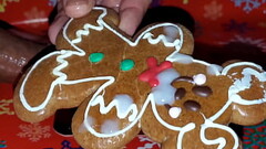 Merry Cum Christmas! More cock frosting for my Christmas Cookie! Thumb